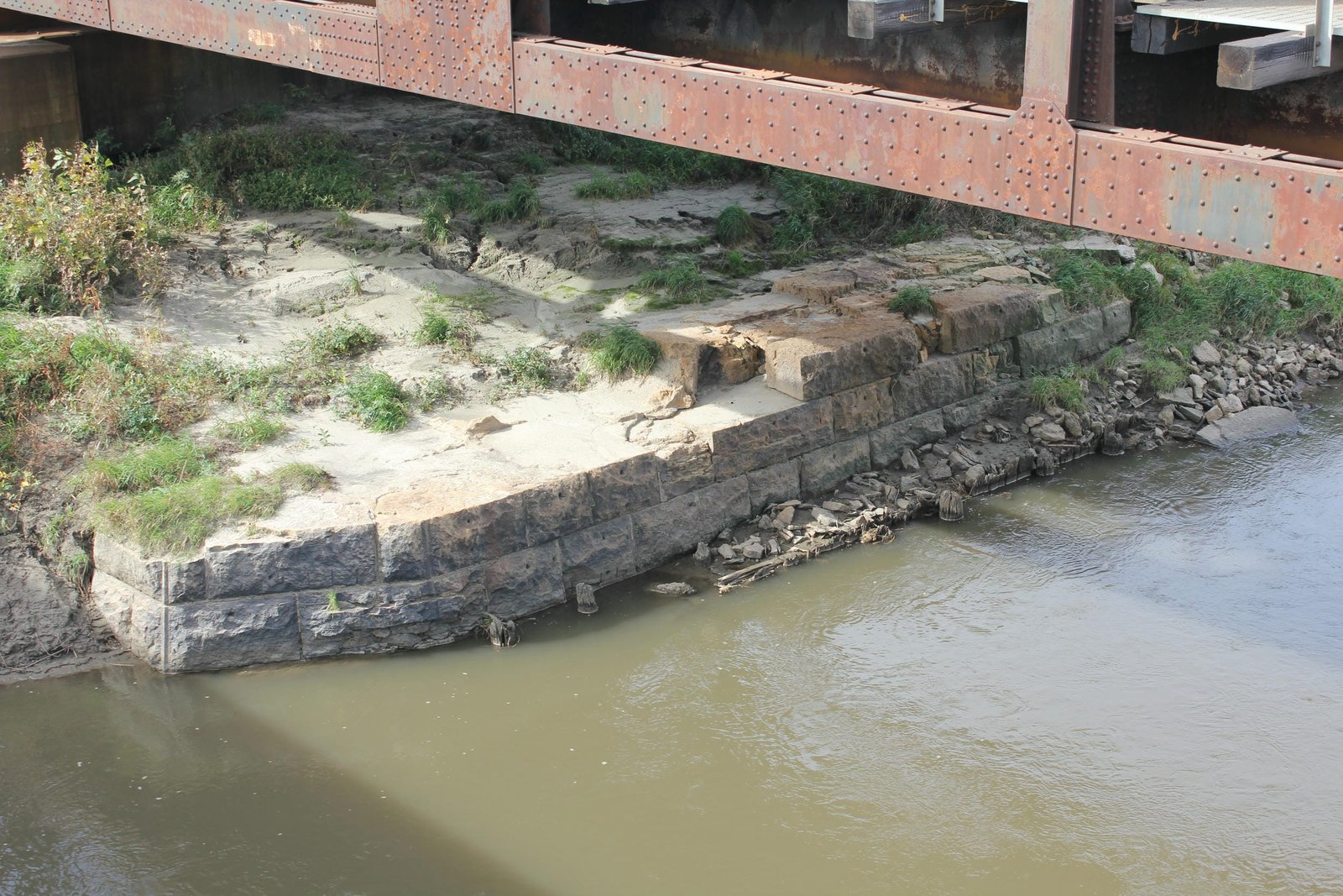 Old west abutment